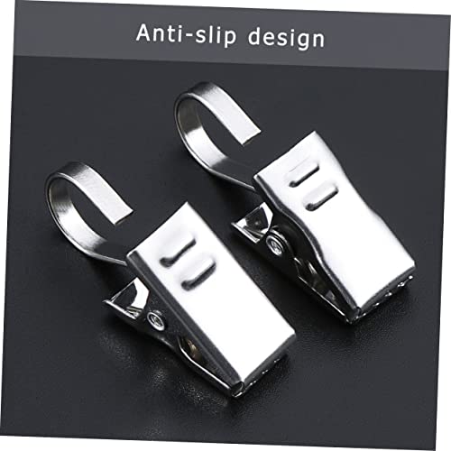 Ganchos de cortina con anillo clip de fácil instalar y deslizamiento suave 4