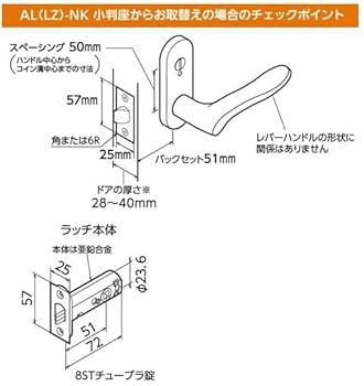 Amazon.co.jp: 川口技研 表示錠 小判座 UKT13座 ニッケル バック