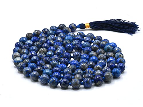 Amazing Gemstone Japa Mala 108 Prayer Beads Necklace and Wrist Mala Bracelet for Meditation2