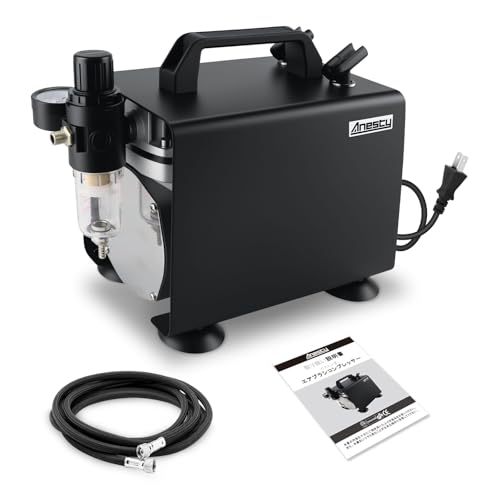 ALiteTrunk Airbrush Compressor, 47dB Quiet & 0–57 PSI Adjust...