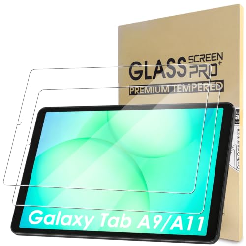 Bighan 2 Pack Screen Protector Compatible with Samsung Galaxy Tab A9 8.7/Galaxy Tab A11 2025 8.7 9H Hardness Tempered Glass Film Clear Anti-Bubble Full Coverage foil