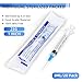 20 Pack 3ml Syringes with 23G 1 Inch Needle, Disposable Luer Lock Syringe Individually Sterile Packed for Scientific Lab, Liquid Measuring and Dispensing