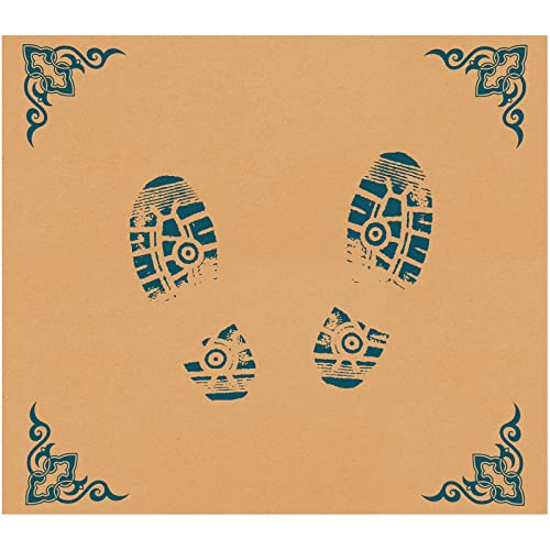 Car Paper Floor Mats Disposable - 50pcs Waterproof Wear-Resistant Auto Brown Kraft Paper Floor Mats Plastic Disposable Car Mats Automotive Floor Mat Protector for Car Vehicles Wash 19.7