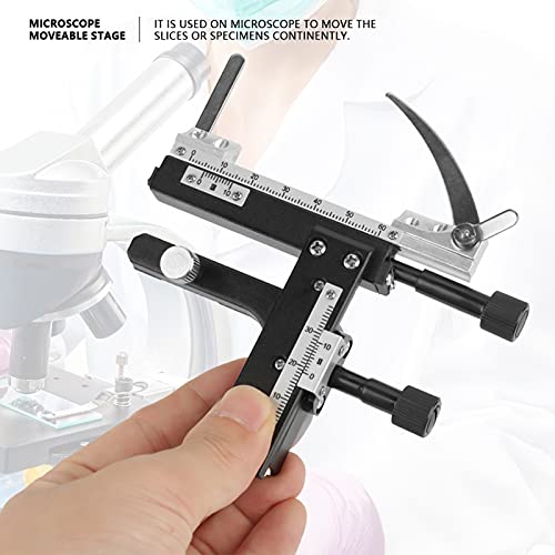 Calibrador de escenario móvil para microscopio de plástico miniatura 3