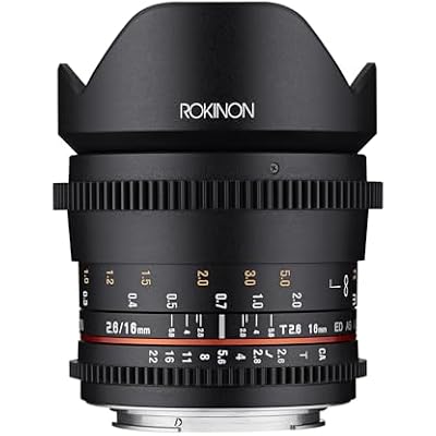 Rokinon 16mm T/2.6 Full Frame Cine Wide Angle Lens for Micro Four Thirds MFT, Black (FFDS16M-MFT)