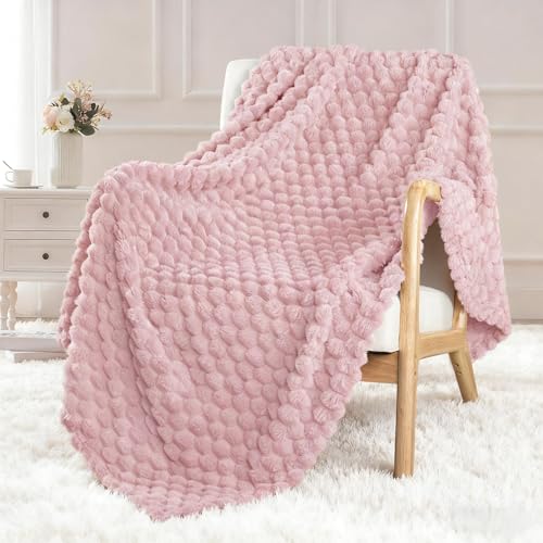 Exclusivo Mezcla Extra Large Fleece Throw Blanket for Couch, 50x70...