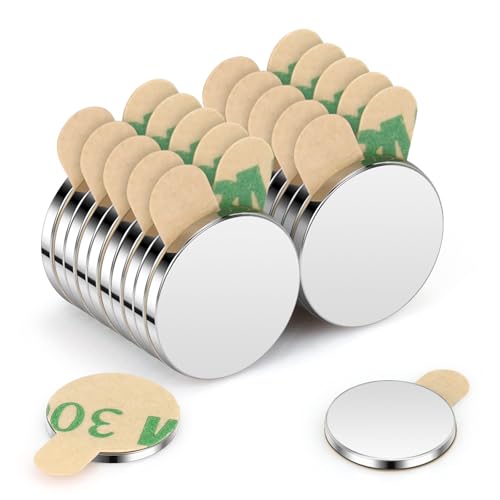 Aimants néodyme Wukong 10x1mm | Lot de 20 Mini aimants Ronds extrêmement puissants pour Tableau magnétique, Tableau magnétique, réfrigérateur, travaux...