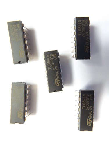 TL084CN Quad Op Amp Gp ± 18V 14 pin Pdip x5pcs