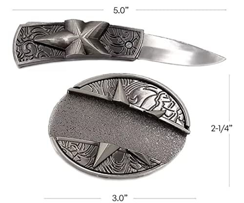 Fivela canivete knife Estrela Rodeio Xerife
