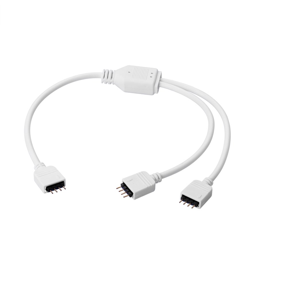 Euroharry Verlängerung Anschluss Kabel für LED RGB-Strip 4 pin, Verbinder, geeignet für LED RGB Leiste Streifen…