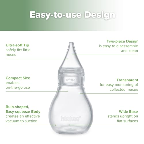 Haakaa SGE046 Silicone Baby Nasal Aspirator | Nose Bulb Syringe thumb #2
