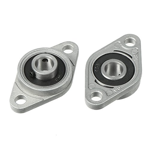 image for uxcell a17053100ux0131 Uxcell a17053100ux0131 4pcs KFL08 8mm Zinc Allo