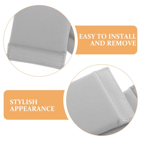 FONDOTIN Almohadillas Separadoras Acolchadas para Bolsa de Cámara, Insertos Ajustables para Mochila de Fotografía, Protección contra Impactos, Organizador Portátil, 4 Piezas Gris Oscuro - imagen 9