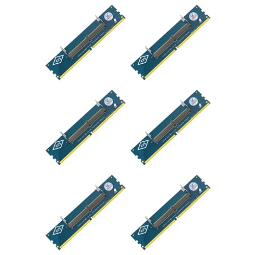 QAWIHTFURD 6X ���b�v�g�b�v DDR5 RAM ���� SO DDR5 U-DIMM �f�X�N�g�b�v �A�_�v�^ �J�[�h�A������ �e�X�^�[ SO DDR5 ���� DDR5 U-DIMM �ւ̃R���o�[�^