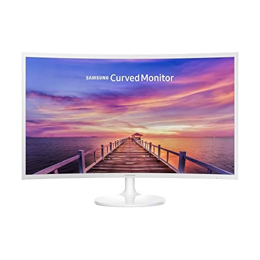 Samsung - C32F391 - Moniteur PC Incurvé - Dalle VA - 32 Pouces - (1920 x 1080, 4(GTG), 16:9, 1 port HDMI) - Blanc Brillant
