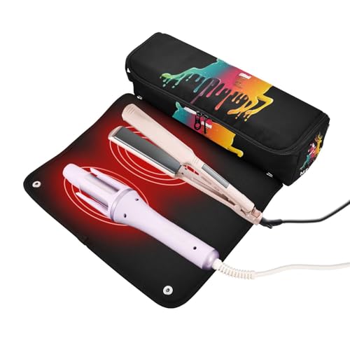 Bolsa de viaje resistente para planchas y herramientas de cabello miniatura 2