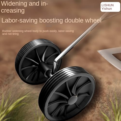 Outil multifonction de plantation à doubles roues pour désherbage efficace - 5