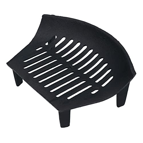 AB Tools 16 Fire Grate For 18 Fireplace Cast Iron Coal Log Black Front Open Basket