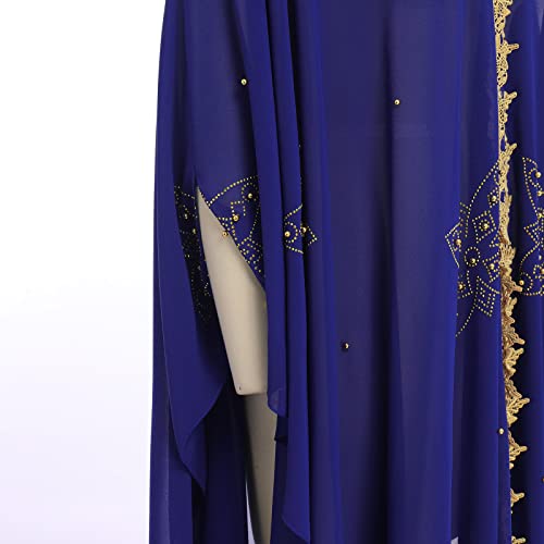 Robe maxi ample col en V pour masquer les complexes - 6