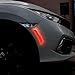 muekzru Car Reflective Trim Side Marker Stickers,Automotive Exterior Accessories Reflector Guard for Car SUV Pickup Truck Wheel Well Arch or Side Bumper Fenders,Outdoor Safety (RED-2PCS)