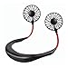 Ventilatore Portatile per Sport all'Aria Aperta Ventilatore per Mini Appeso Ventilatore per Collo USB Ricaricabile Ventilatore per Sport all'Aria Aperta Raffreddatore d'Aria per Esterni