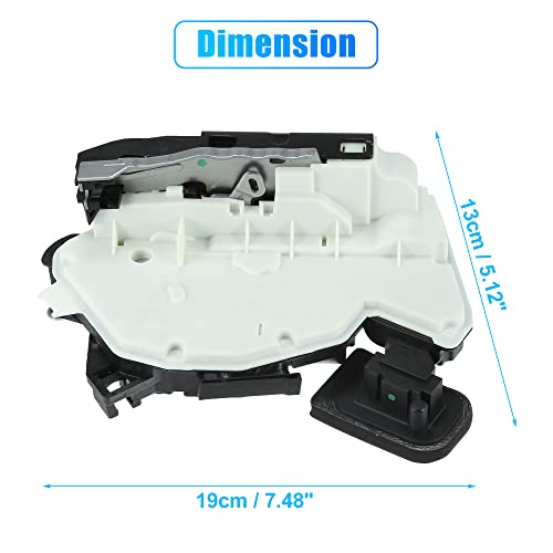 Image of X AUTOHAUX Front Right Side Door Lock Actuator Motor for Volkswagen Jetta Beetle Passat Golf 2011-2017 5K1837016E 6RD837016A