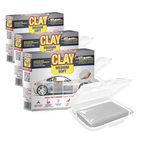 Mafra Clay Luz barra de color claro medio dura para descontaminar carros ligeros (3 uds)