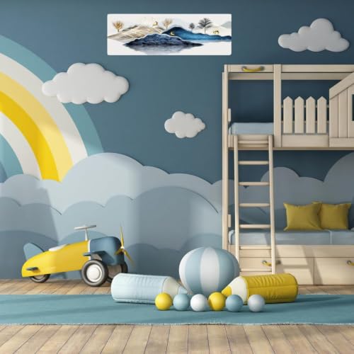 Image of Polyester Printed Air Conditioning Dust Cover Folding Designer Ac Cover For Indoor Split Ac 1.5 Ton (97X 31X 21 Cm ) (New Deer)