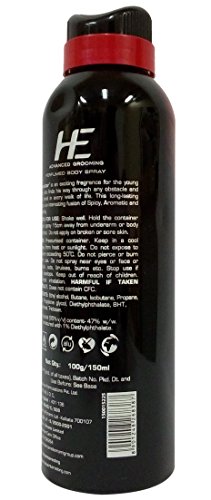 Image of HE Man Perfumed Body Spray - Innovator, 150ml Can