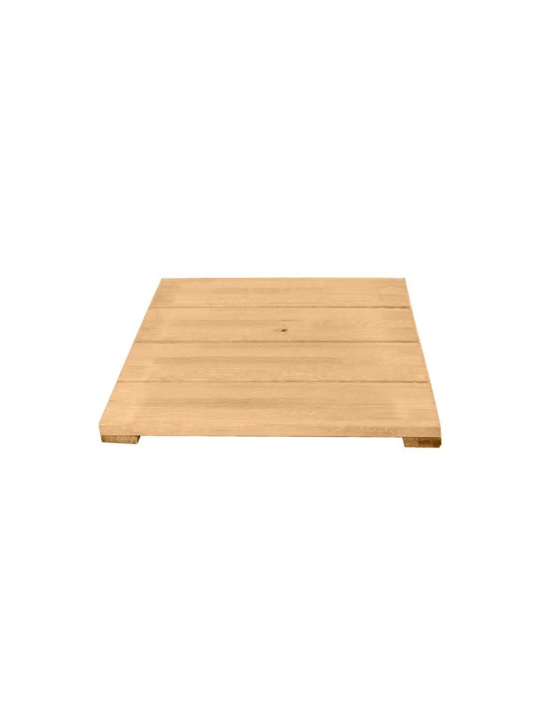 JARDIN202 - Tarima de madera de pino | 40 x 40 cm / 28 mm -