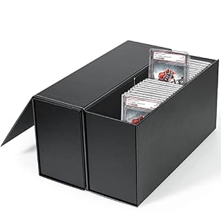 tutata PSA Graded Card Storage Box, PSA Graded Card Storage Holder Container Trading cards Boxes - 2 Pack