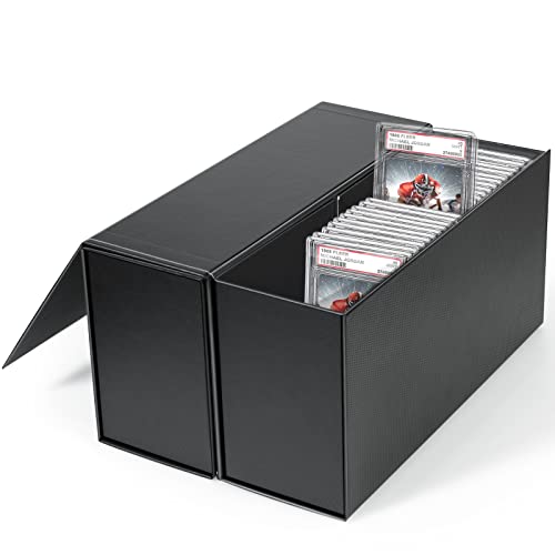 Caja de almacenamiento de tarjetas graduadas PSA con soporte de almacenamiento de tarjetas graduadas PSA – 2 unidades