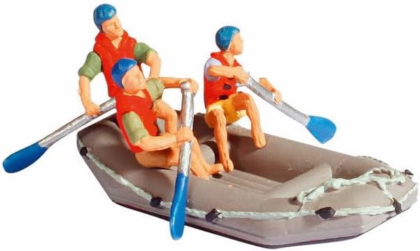 Noch HO Scale Whitewater Rafting - with 3 Figures (16818)