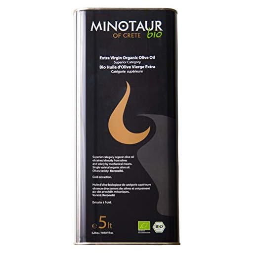 Minotaur of Crete | BIO Aceite de Oliva Virgen Extra Premium de Creta | Extraído en frío | Bote de 5 litros (5L)