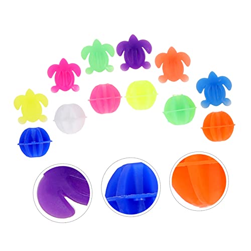 61pcs Bicycle Spoke Beads Plastic Spoke Ornament Plastic Clip Bead Cycling Gear Spoke Beads Glow in The Dark Turtles Decor Bike Bicycle Decor Sea Turtle Accessories Child