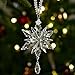 2025 Annual Christmas Ornaments Crystal Snowflake Star - Christmas Tree Ornaments Pendant Sun Catcher Home Hanging Decor (2025 White Crystal 3 Layers)