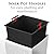 Mueller M-Resin Heavy Duty Tall Planters for Outdoor Plants, Indoor Grande Plant Pots, Boxes, Trees, Flower Pots, 2-Piece Set, 24”, Modern Design, Built-in Drainage, Front Porch Decor, White