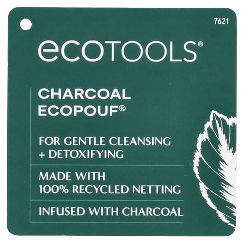 Ecotools Delicate EcoPouf Charcoal, 1 EA image 5