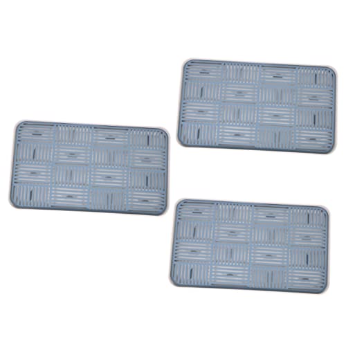 Water Tray 3Pcs Double Layer Tea Tray 2 Tier Tray Vegetable Tray Tea Cup Tray Dish Drying Tray Tea Pot Tray Blue Water Cup Pp Detachable Draining Tea Tray #TOP19