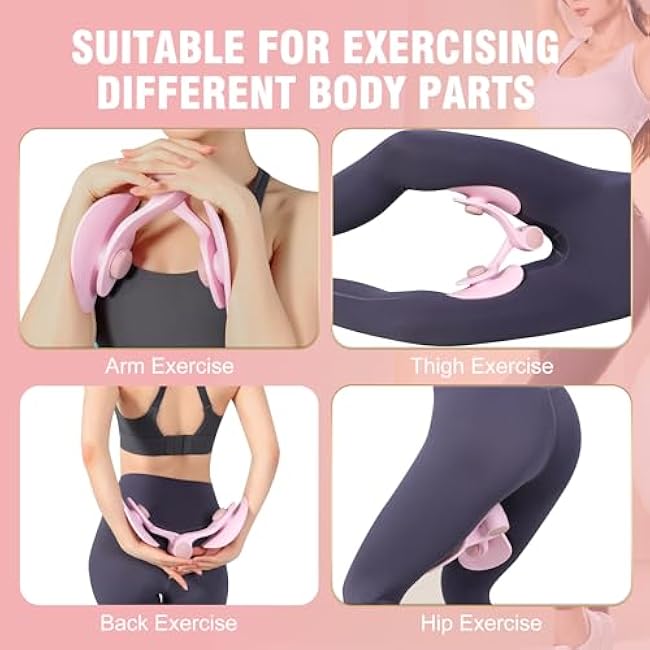 Thigh Trainer for Men - Thigh Toner, Pelvic Floor Trainer, Kegel Trainer & Butt, Leg, Arm Toning Trainer Equipment for Home Gym Workout