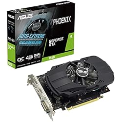 ASUS Phoenix NVIDIA GeForce GTX 1650 V2 EVO OC Edition - Tarjeta Gráfica (PCIe 3.0, 4GB GDDR6, HDMI 2.0b, DisplayPort 1.4a, DVI-D, doble rodamiento de bolas, Auto-Extreme)