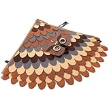 FUNOMOCYA Disfraz de Búho para Pequeño Capa de Fieltro Suave y Duradero Disfraz de Pájaro para Cumpleaños y Halloween Traje de Búho Cómodo y Ligero para Juegos y Presentaciones Escolares