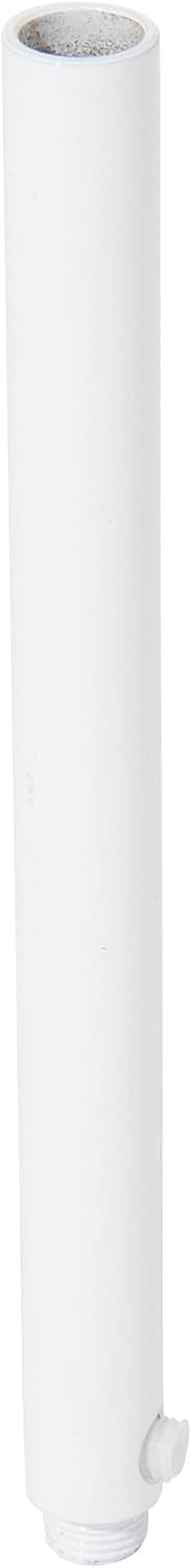 B&P Lamp® 6 Inch Cord Set Screw Bushing, Glossy White
