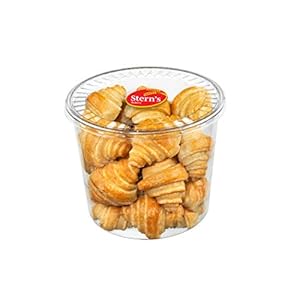 Rugelach Pastries | Approx 20 Vanilla Croissants | Breakfast Pastry | Dairy & Nut Free | Preservative Free | Unique for Holidays and Birthdays | 19 oz Stern’s Bakery ( Vanilla Rugelach Pastries, Club Size – 19 oz )