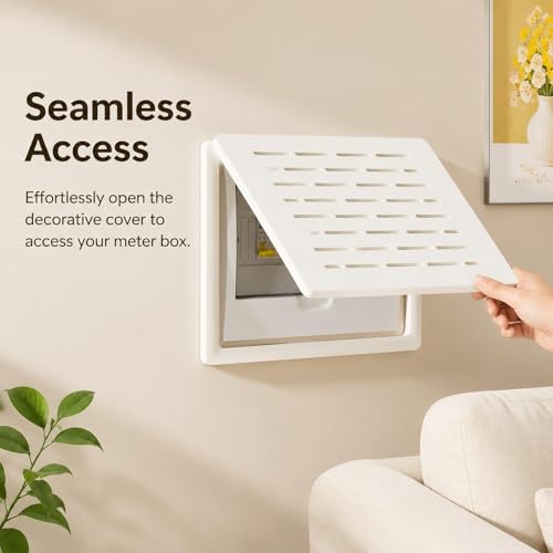 Cubierta decorativa para panel eléctrico Gralara: disimule los interruptores de su pasillo 7
