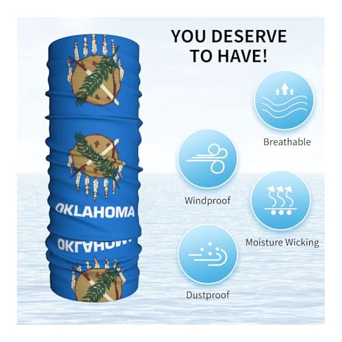 Oklahoma State Flag Sports Headband, Moisture-Absorbing and Quick-Drying for Outdoor wear, Sports Headband4