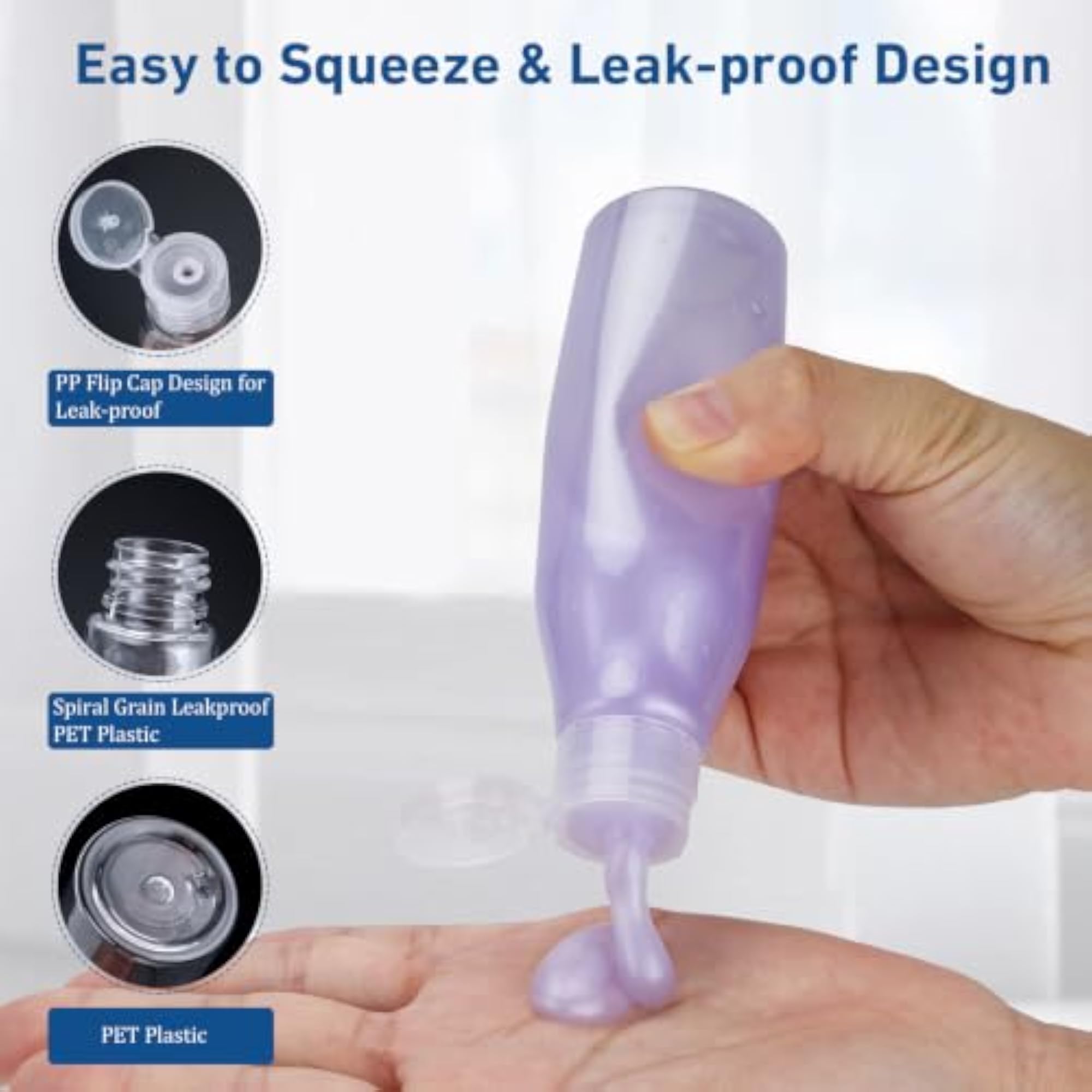 TSA Approved Travel Shampoo Bottles