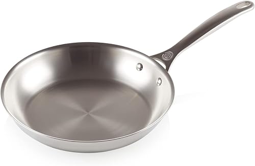 Le Creuset Sartén de acero inoxidable de tres capas de 10"