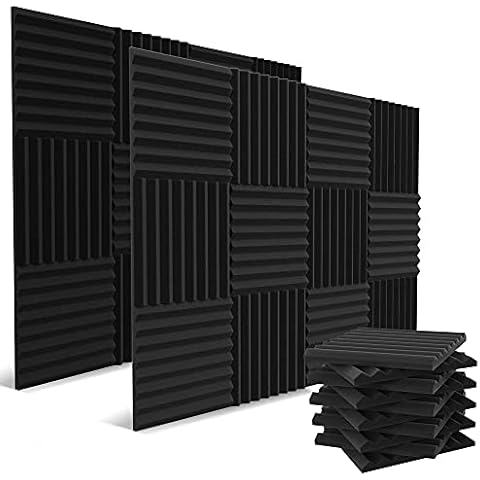 52 Pack Acoustic Panels - Studio Foam Wedges Cover