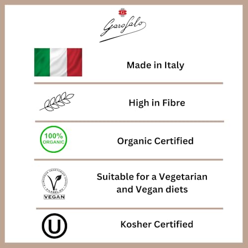 Garofalo Wholewheat Organic Farfalle Dry Pasta, 500g (Pack of 1)